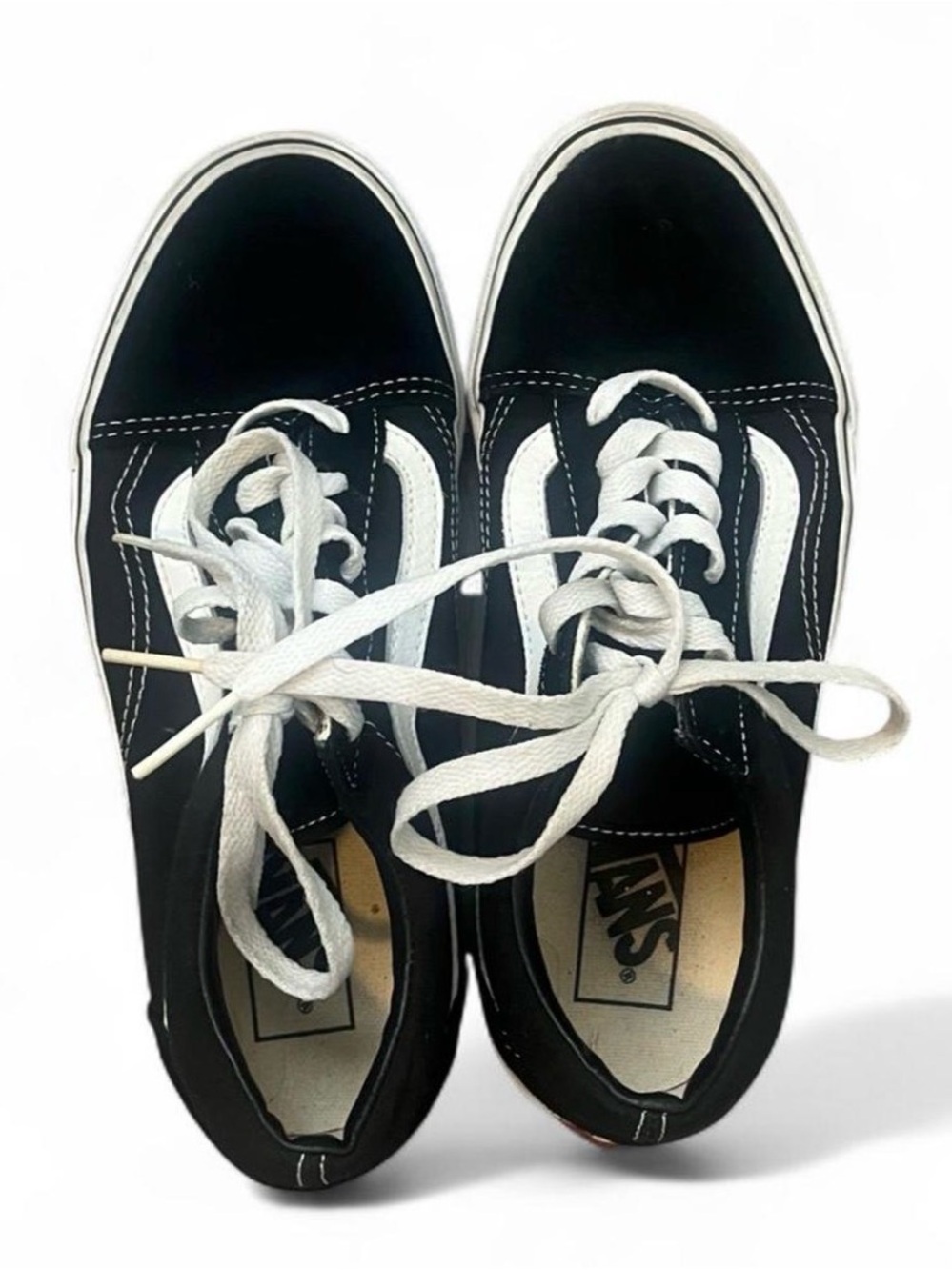 Vans Black & White Low-Top Sneakers